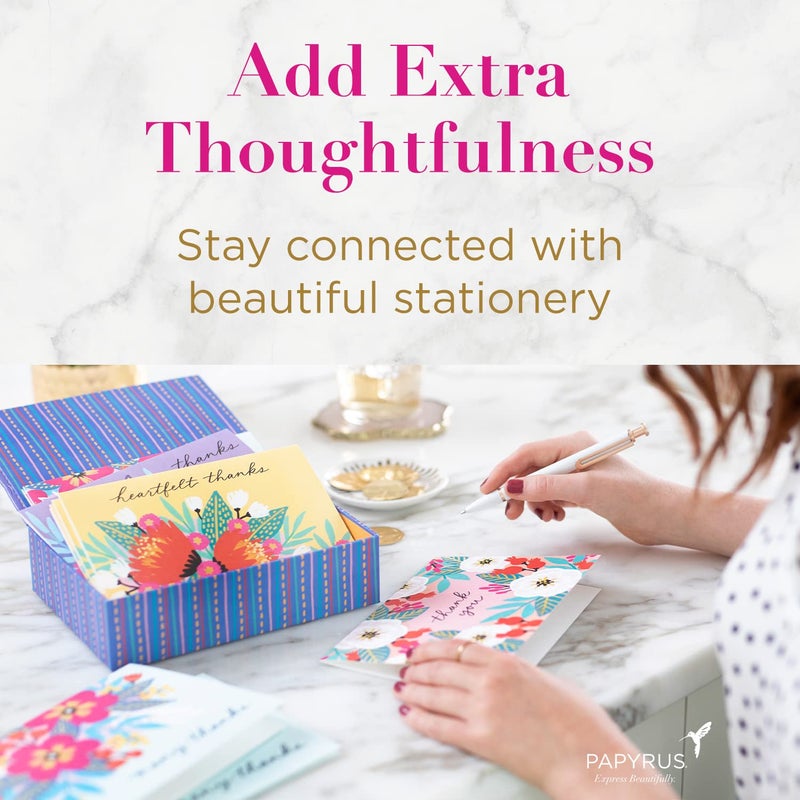 Papyrus Blank Cards with Envelopes, Rainbow Gems (6-Count) - Image 5